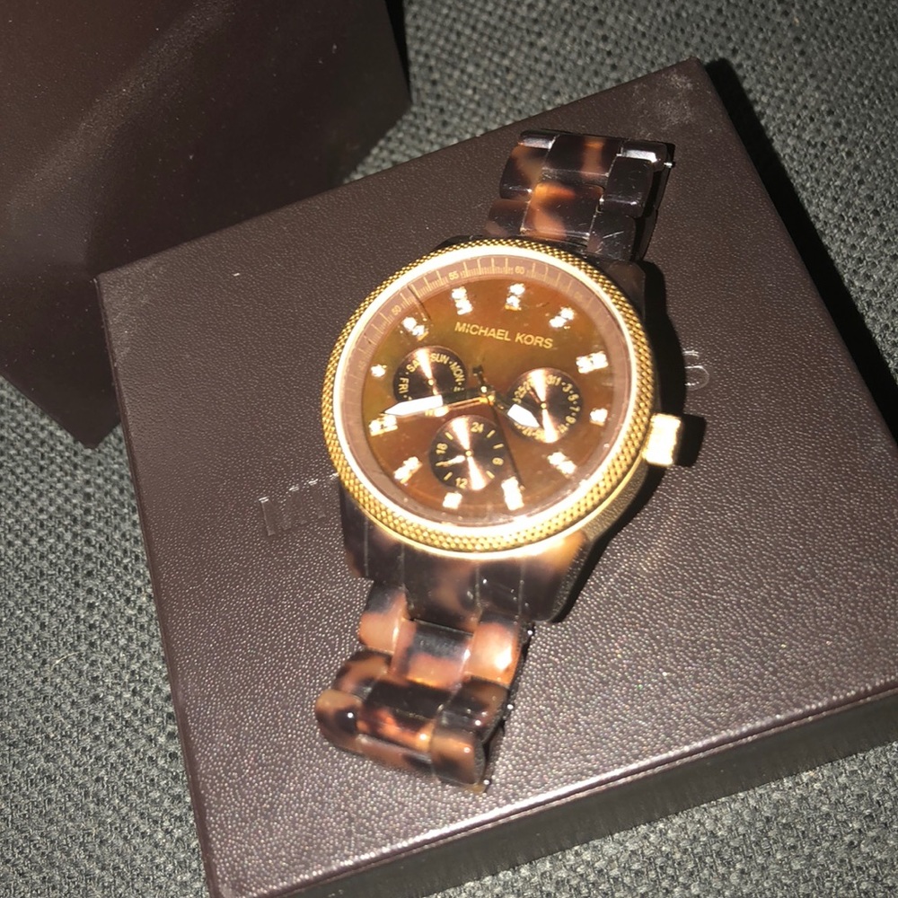 Michael Kors Watch - Tortoise and Gold
